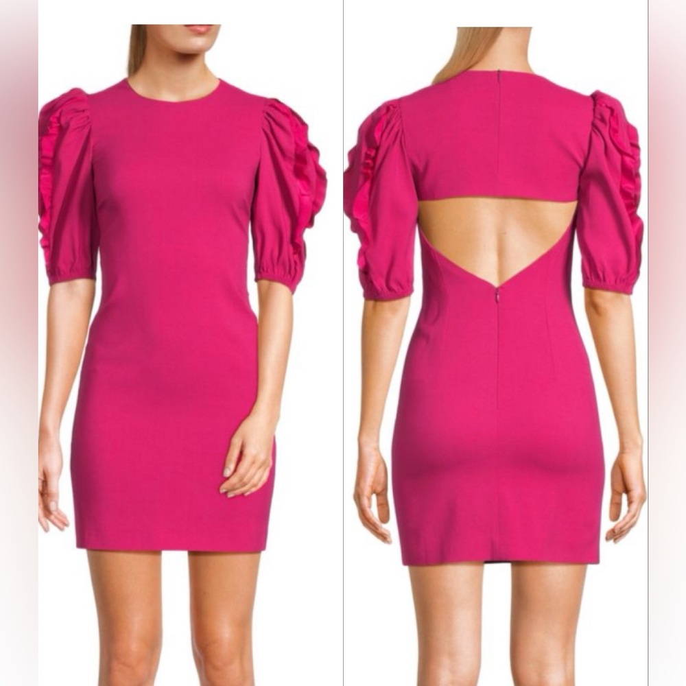 Red Valentino Fuchsia Dress Sz US6/IT42 AUTHENTIC NWT